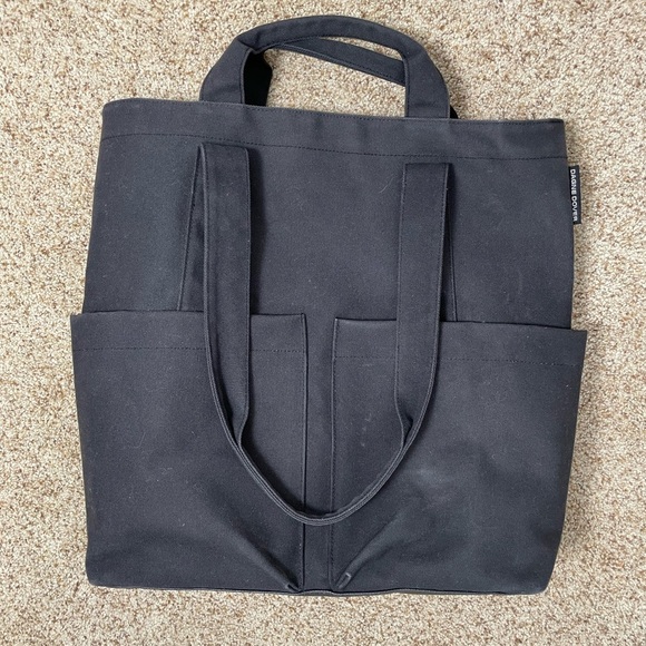 Dagne Dover Large Black Canvas Bag - Picture 1 of 5